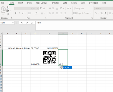 Cara Membuat dan Generate QR Code Mudah di Excel