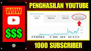 10 Rahasia Cara Mendapatkan 1000 Subscriber dan 4000 Jam Tayang di Youtube Tanpa Bayar